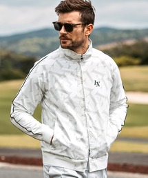 LUXEAKMPLUS（リュクスエイケイエムプラス）の「LUXEAKMPLUS(リュクスエイケイエムプラス)ゴルフ 総柄 ファスナーポケット フルジップブルゾン (通気性/ストレッチ性)（ブルゾン）」