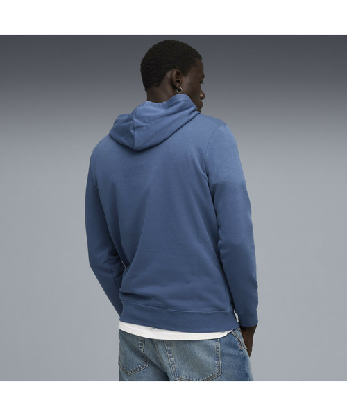 PUMA（プーマ）の「PUMA プーマ メンズ ESS NO.1 ロゴ スウェット フーディ S（パーカー・メンズ・ダークグリーン/インディゴブルー・X-LARGE/XX-LARGE/SMALL/MEDIUM/LARGE）」の3枚目の写真