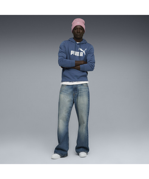 PUMA（プーマ）の「PUMA プーマ メンズ ESS NO.1 ロゴ スウェット フーディ S（パーカー・メンズ・ダークグリーン/インディゴブルー・X-LARGE/XX-LARGE/SMALL/MEDIUM/LARGE）」の4枚目の写真