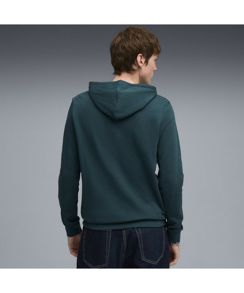 PUMA（プーマ）の「PUMA プーマ メンズ ESS NO.1 ロゴ スウェット フーディ S（パーカー・メンズ・ダークグリーン/インディゴブルー・X-LARGE/XX-LARGE/SMALL/MEDIUM/LARGE）」の7枚目の写真