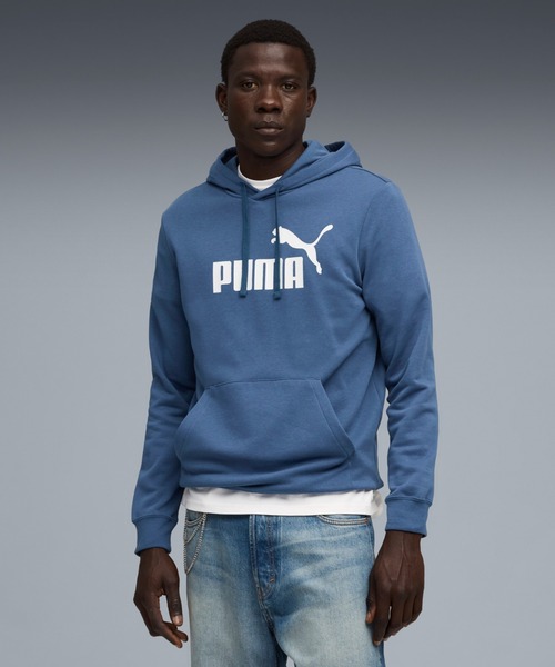 PUMA（プーマ）の「PUMA プーマ メンズ ESS NO.1 ロゴ スウェット フーディ S（パーカー・メンズ・ダークグリーン/インディゴブルー・X-LARGE/XX-LARGE/SMALL/MEDIUM/LARGE）」の2枚目の写真