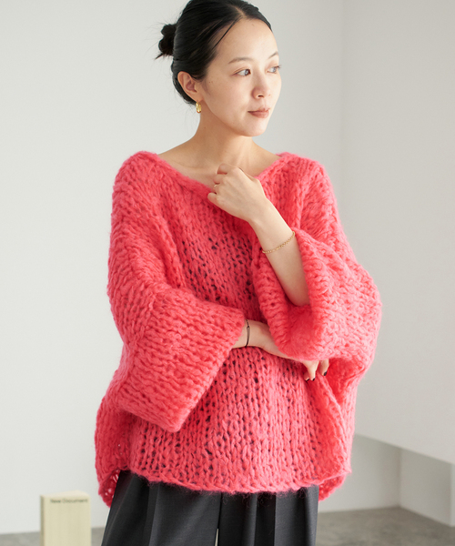 追加》HAND KNIT ジャンボタム プルオーバー（ニット/セーター
