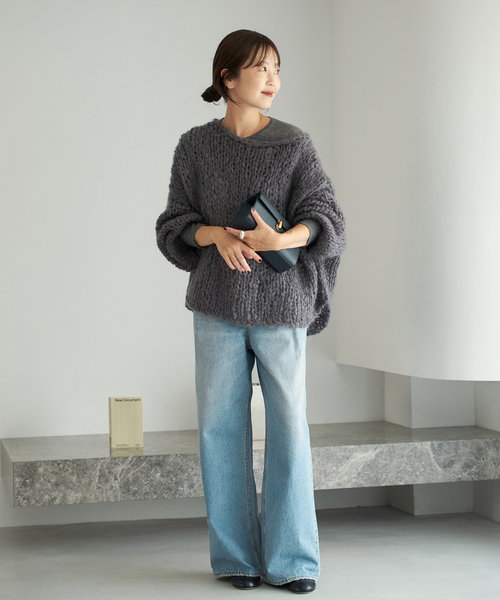 plage（プラージュ）の「《追加》HAND KNIT ジャンボタム プルオーバー