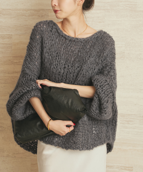 plage（プラージュ）の「《追加》HAND KNIT ジャンボタム プルオーバー