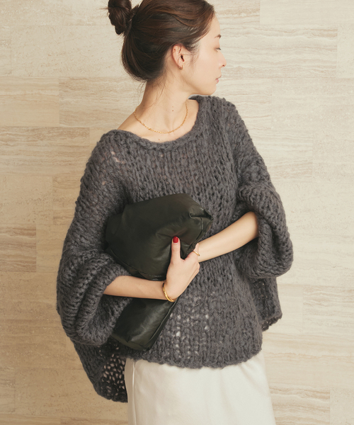 plage（プラージュ）の「《追加》HAND KNIT ジャンボタム プルオーバー