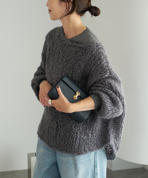 追加》HAND KNIT ジャンボタム プルオーバー（ニット/セーター
