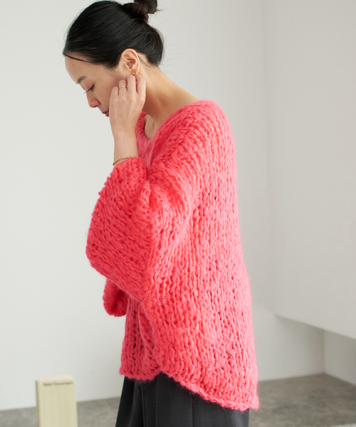 追加》HAND KNIT ジャンボタム プルオーバー（ニット/セーター