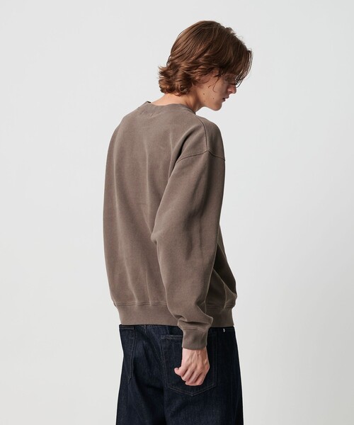 MONKEY TIME(モンキータイム)の「オゾンウォッシュ フレンチテリー クルーネック スウェット(スウェット・メンズ・ライラック/ダークブラウン/ブラック・L/M/S/XL)」の15枚目の写真