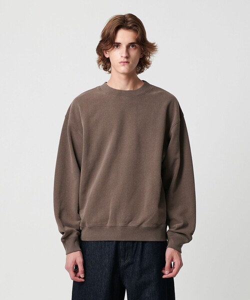 セール】オゾンウォッシュ フレンチテリー クルーネック スウェット