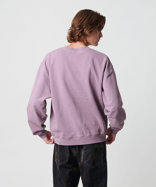 MONKEY TIME（モンキータイム）の「オゾンウォッシュ フレンチテリー クルーネック スウェット（スウェット・メンズ・ライラック/ダークブラウン/ブラック・L/M/S/XL）」の20枚目の写真