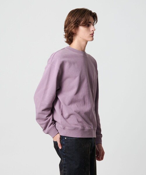 MONKEY TIME（モンキータイム）の「オゾンウォッシュ フレンチテリー クルーネック スウェット（スウェット・メンズ・ライラック/ダークブラウン/ブラック・L/M/S/XL）」の19枚目の写真