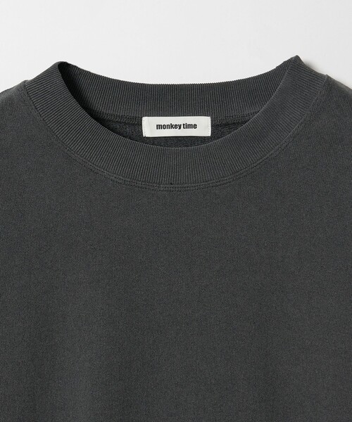 MONKEY TIME（モンキータイム）の「オゾンウォッシュ フレンチテリー クルーネック スウェット（スウェット・メンズ・ライラック/ダークブラウン/ブラック・L/M/S/XL）」の12枚目の写真