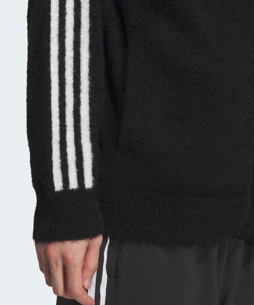 adidas（アディダス）の「adidas/アディダス ORI  KNIT A15 トラックジャケット（ジャージ・メンズ・エンジ/ホワイト/ブラック/チャコールグレー×パープル・XL/L/M/S）」の13枚目の写真