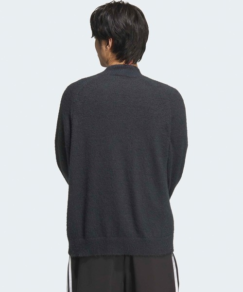 adidas（アディダス）の「adidas/アディダス ORI  KNIT A15 トラックジャケット（ジャージ・メンズ・エンジ/ホワイト/ブラック/チャコールグレー×パープル・XL/L/M/S）」の19枚目の写真