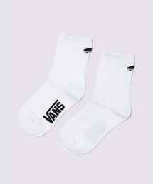 VANS | ウィメンズ KICKIN IT クルーソックス（23-26.5CM） / WM 6.5-10 1PK KCKIT White VN0A5EZCWHT1(ソックス/靴下)