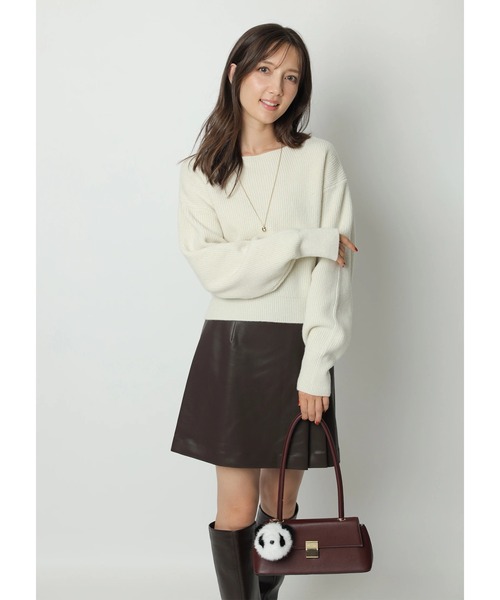 アプワイザーリッシェ ニット 冬服 カシミヤ ウール セーター プルオーバー Apuweiser-riche（アプワイザーリッシェ）の「ハイネックウール