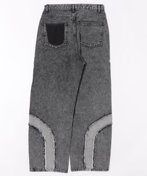 SIS(エスアイエス)の「SIS/エスアイエス/サークルダメージデニム(デニムパンツ・メンズ・ブルー系その他3/ブラック・M/L)」の3枚目の写真