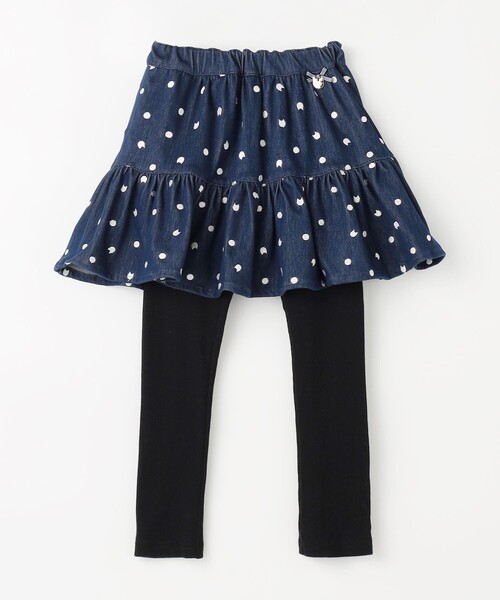 ANY（エニィ）の「ネコ×ドット刺繍 スキャッツ（その他パンツ・キッズ・ネイビー系/ライラック系・90/100/110/120/130）」の3枚目の写真