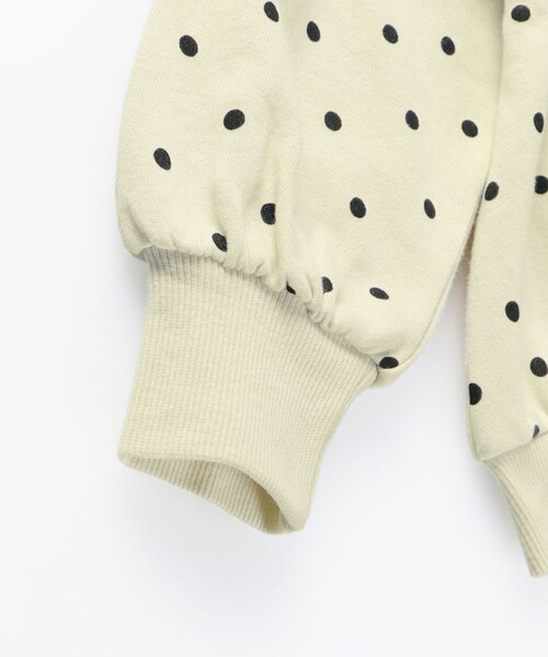 BRANSHES（ブランシェス）の「肩フリルトレーナー（スウェット・キッズ・アイボリー/サックスブルー/ブラック/ラベンダー・90/80/100/140/130/150/120/110）」の5枚目の写真