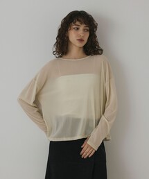 Diagram（ダイアグラム）の「フロッキーオーバーカットトップ（Tシャツ/カットソー）」