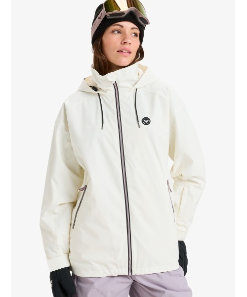 ROXY(ロキシー)の「LANDSCAPE JK /ロキシースキースノーボードジャケット(マウンテンパーカー・レディース・ブラック系その他/ブラック/カーキ/イエロー・X-SMALL/SMALL/MEDIUM/LARGE)」の3枚目の写真