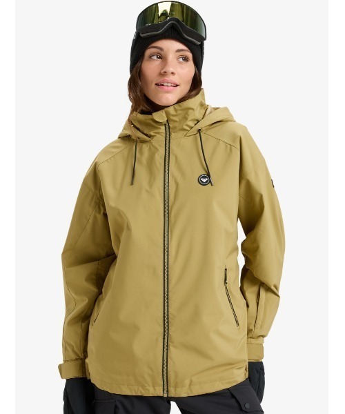 ROXY(ロキシー)の「LANDSCAPE JK /ロキシースキースノーボードジャケット(マウンテンパーカー・レディース・ブラック系その他/ブラック/カーキ/イエロー・X-SMALL/SMALL/MEDIUM/LARGE)」の4枚目の写真