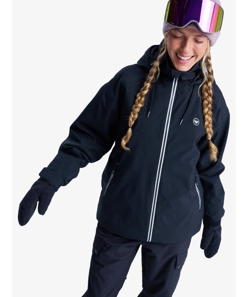 ROXY(ロキシー)の「LANDSCAPE JK /ロキシースキースノーボードジャケット(マウンテンパーカー・レディース・ブラック系その他/ブラック/カーキ/イエロー・X-SMALL/SMALL/MEDIUM/LARGE)」の2枚目の写真