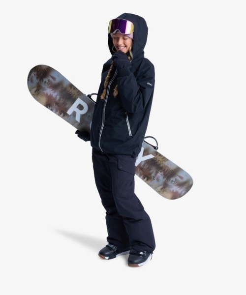 ROXY(ロキシー)の「LANDSCAPE JK /ロキシースキースノーボードジャケット(マウンテンパーカー・レディース・ブラック系その他/ブラック/カーキ/イエロー・X-SMALL/SMALL/MEDIUM/LARGE)」の6枚目の写真