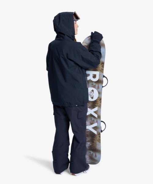 ROXY(ロキシー)の「LANDSCAPE JK /ロキシースキースノーボードジャケット(マウンテンパーカー・レディース・ブラック系その他/ブラック/カーキ/イエロー・X-SMALL/SMALL/MEDIUM/LARGE)」の8枚目の写真