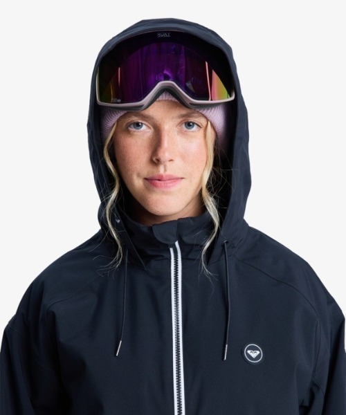 ROXY(ロキシー)の「LANDSCAPE JK /ロキシースキースノーボードジャケット(マウンテンパーカー・レディース・ブラック系その他/ブラック/カーキ/イエロー・X-SMALL/SMALL/MEDIUM/LARGE)」の10枚目の写真