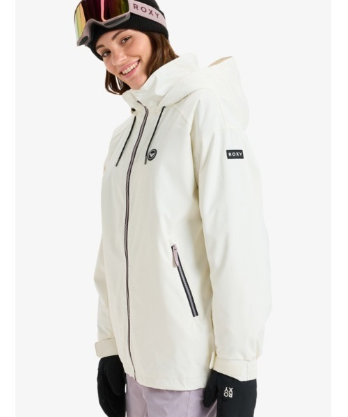 ROXY(ロキシー)の「LANDSCAPE JK /ロキシースキースノーボードジャケット(マウンテンパーカー・レディース・ブラック系その他/ブラック/カーキ/イエロー・X-SMALL/SMALL/MEDIUM/LARGE)」の16枚目の写真