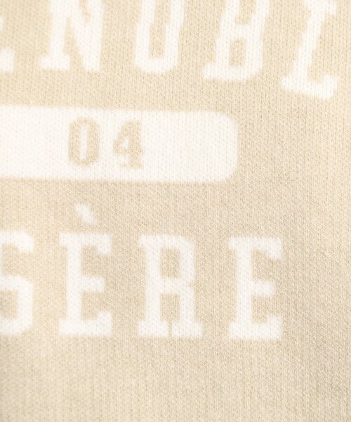 grove(グローブ)の「カレッジロゴキーネックニット(ニット/セーター・レディース・アイボリー/チャコールグレー/ダークグレー・02/03/05/04/01)」の7枚目の写真