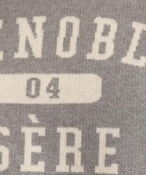 grove(グローブ)の「カレッジロゴキーネックニット(ニット/セーター・レディース・アイボリー/チャコールグレー/ダークグレー・02/03/05/04/01)」の11枚目の写真