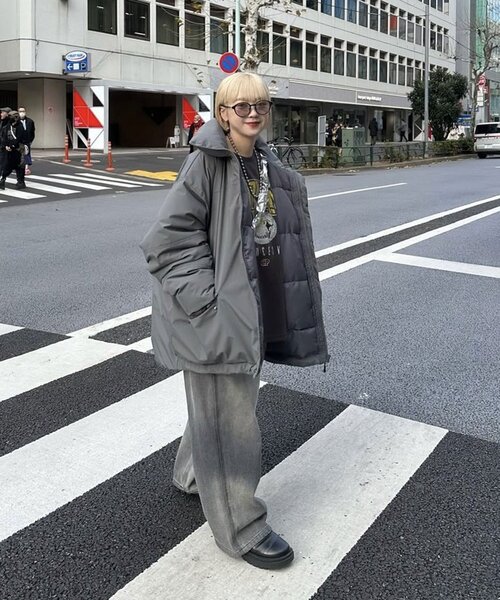 CIAOPANIC（チャオパニック）の「中綿ハッピージャケット（ブルゾン