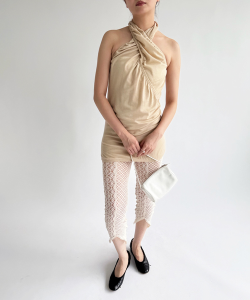 EDIT. FOR LULU（エディットフォールル）の「【PAN/パン】WOOL INFINITY NECK（Tシャツ/カットソー・レディース・ベージュ・FREE）」の8枚目の写真