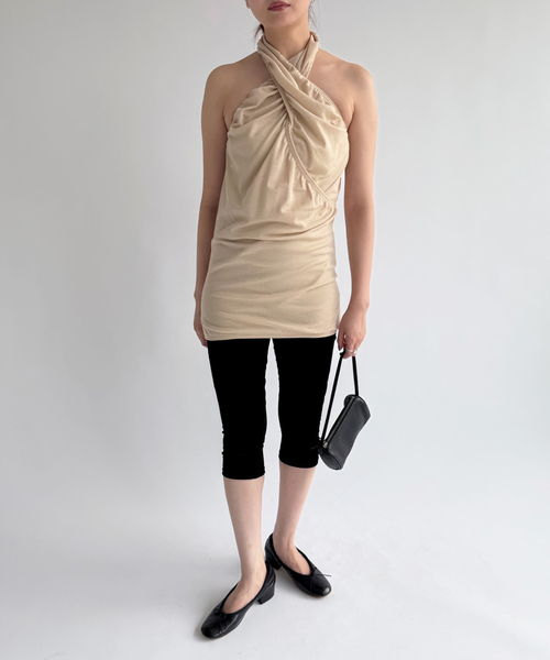 EDIT. FOR LULU（エディットフォールル）の「【PAN/パン】WOOL INFINITY NECK（Tシャツ/カットソー・レディース・ベージュ・FREE）」の10枚目の写真