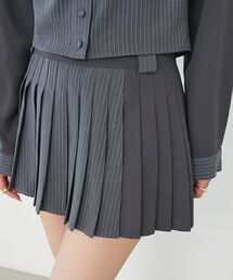 MAJESTIC LEGON | スイッチングパターンプリーツスカパン(スカート)