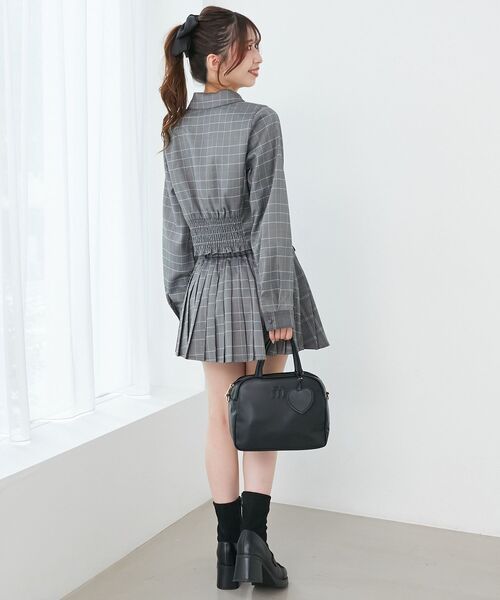 MAJESTIC LEGON(マジェスティックレゴン)の「スイッチングパターンプリーツスカパン(スカート・レディース・グレー系その他4/グレー系その他/ブラウン系その他2・MEDIUM)」の13枚目の写真