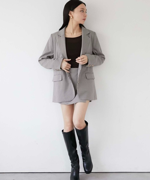 Luan（ルアン）の「【Luan】SHEER VELOUR BODY SUIT/シアーベロアボディースーツ（Tシャツ/カットソー・レディース・ホワイト/ブラウン・0/1）」の12枚目の写真