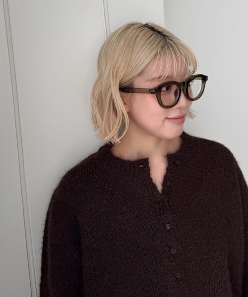 CANAL JEAN（キャナルジーン）の「Dume　MERIVOボールドフレームアイウェア（サングラス・レディース・ブラウン/ブラック/カーキ・ONE SIZE）」の3枚目の写真