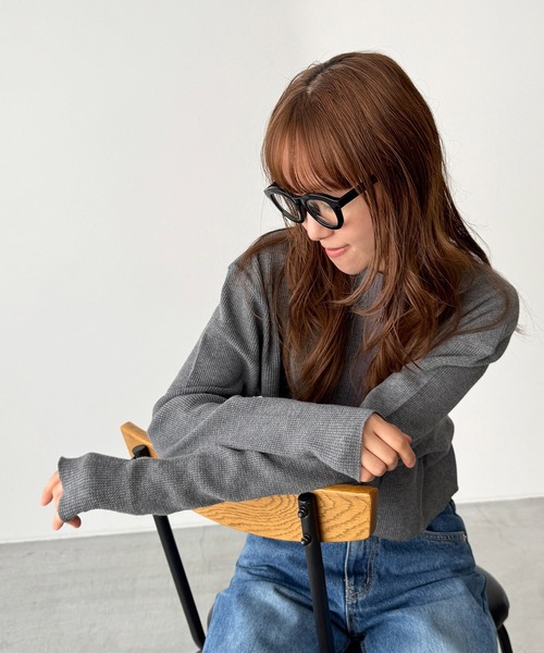 CANAL JEAN（キャナルジーン）の「Dume　MERIVOボールドフレームアイウェア（サングラス・レディース・ブラウン/ブラック/カーキ・ONE SIZE）」の5枚目の写真