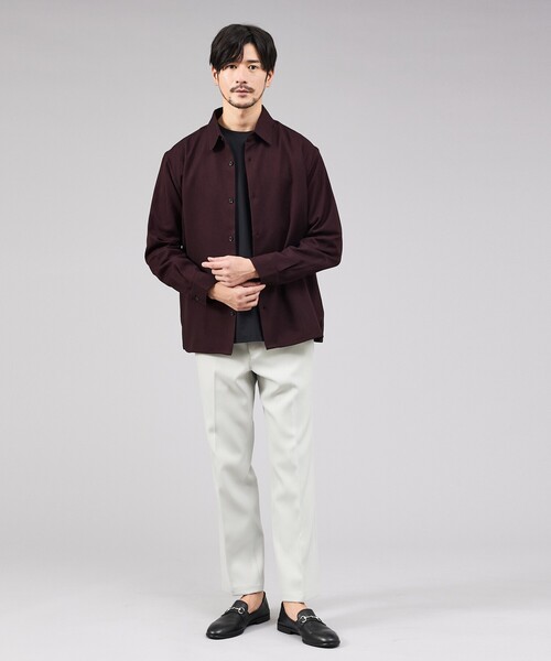 ABAHOUSE GRAY（アバハウスグレイ）の「【エバークリース】セオアルファ ツイルスラックス（スラックス・メンズ・ブラック/グレイッシュベージュ/チャコールグレー/ブラウン・48/50/46）」の20枚目の写真