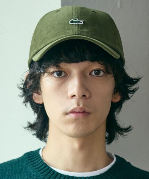 LACOSTE(ラコステ)の「ワンポイントワニロゴ・コーデュロイキャップ(キャップ・メンズ・カーキ/ブラック/ベージュ・58cm)」の22枚目の写真