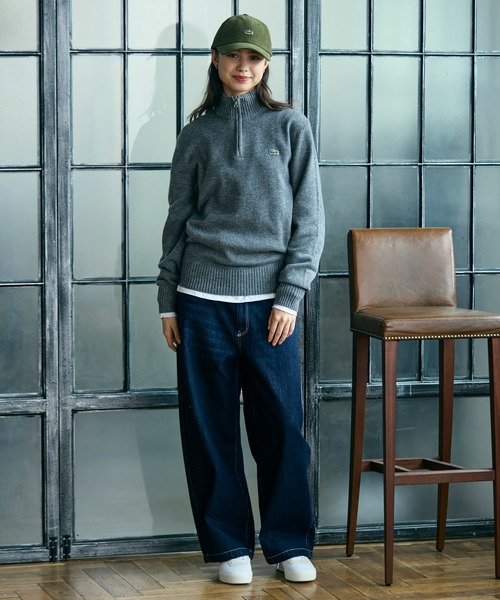 LACOSTE(ラコステ)の「ワンポイントワニロゴ・コーデュロイキャップ(キャップ・メンズ・カーキ/ブラック/ベージュ・58cm)」の18枚目の写真