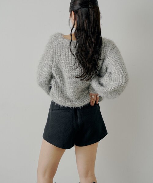 Chico（チコ）の「【2サイズ展開あり】ブローチ付きコンパクトショートパンツ（その他パンツ・レディース・ベージュ/ブラウン/ブラック・FREE/MEDIUM）」の9枚目の写真