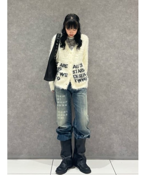 VINTAGE PRINT STRAIGHT デニム（デニムパンツ）｜LAGUA GEM