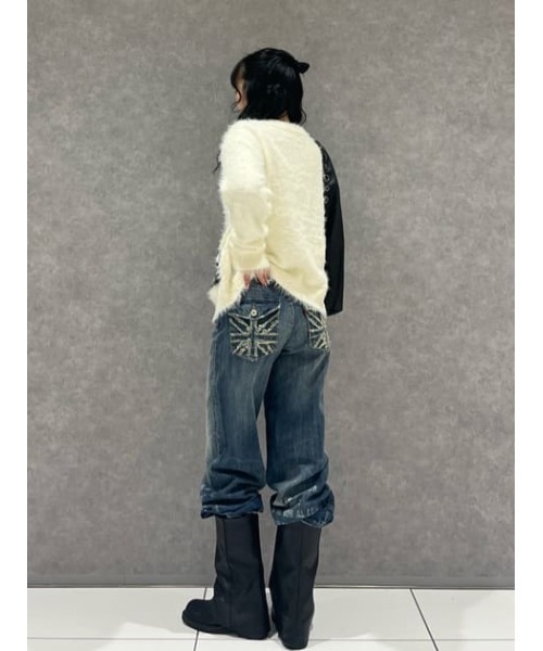VINTAGE PRINT STRAIGHT デニム（デニムパンツ）｜LAGUA GEM