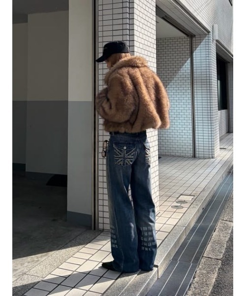 VINTAGE PRINT STRAIGHT デニム（デニムパンツ）｜LAGUA GEM