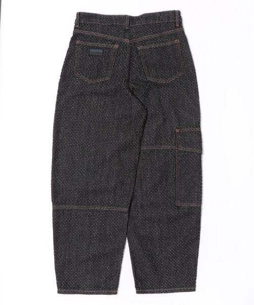 GANNI(ガニー)の「GANNI Fluffy Denim Carpenter Jeans J1617(デニムパンツ・レディース・ブラック・26inch)」の3枚目の写真