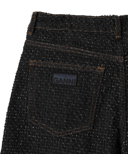 GANNI(ガニー)の「GANNI Fluffy Denim Carpenter Jeans J1617(デニムパンツ・レディース・ブラック・26inch)」の5枚目の写真